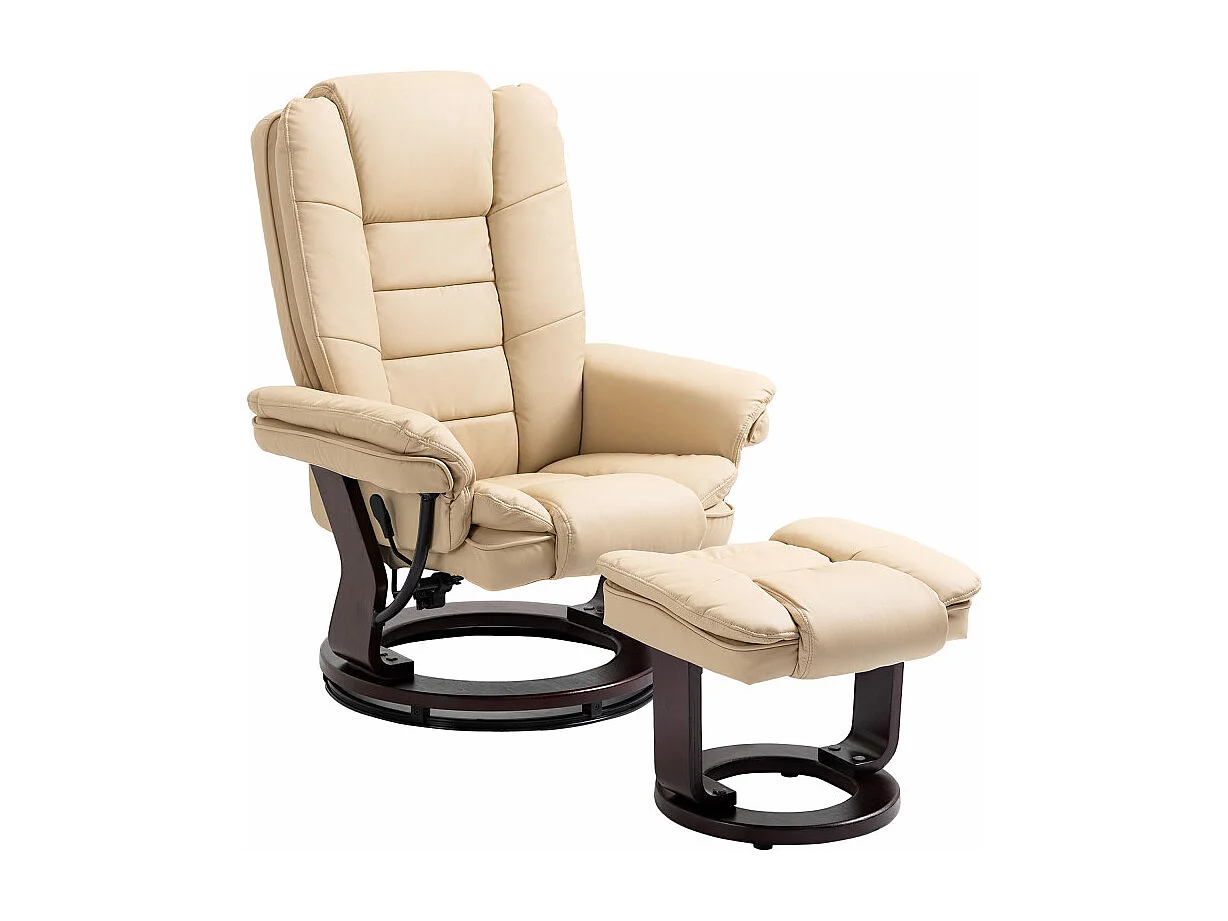 Fauteuil de relaxation AVERSA beige