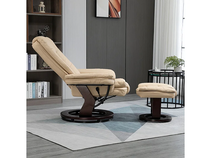 Fauteuil de relaxation AVERSA beige