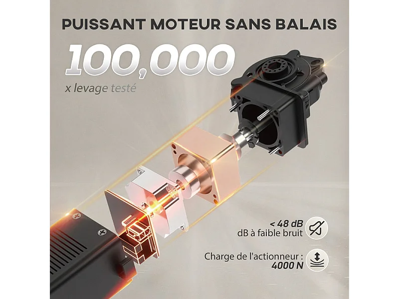 Fauteuil relax électrique inclinable UKUSS velours blanc cassé