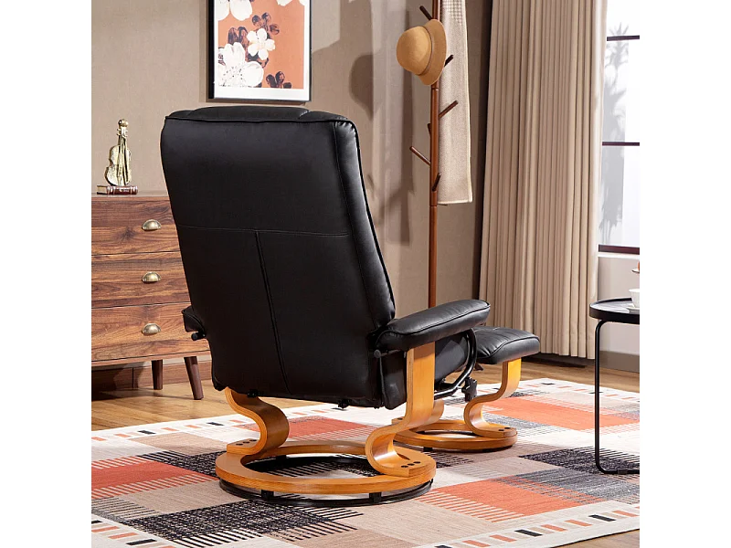 Fauteuil de relaxation COLANO noir
