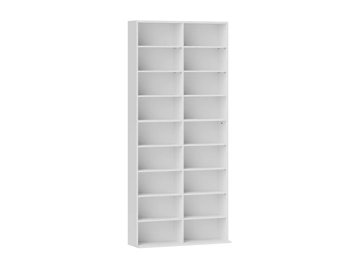 Étagère 18 compartiments AGUALVA blanche