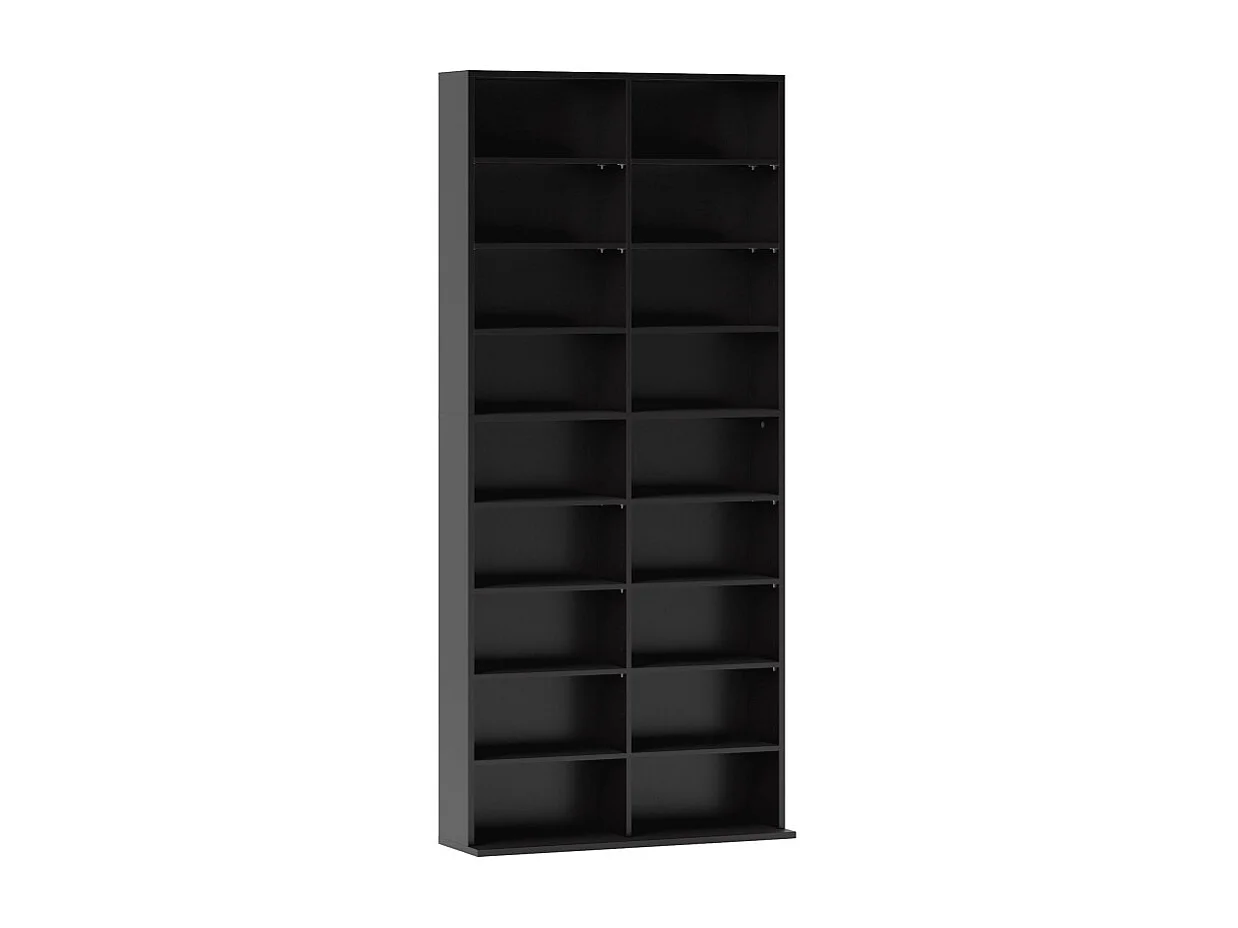 Étagère 18 compartiments AGUEDA noire