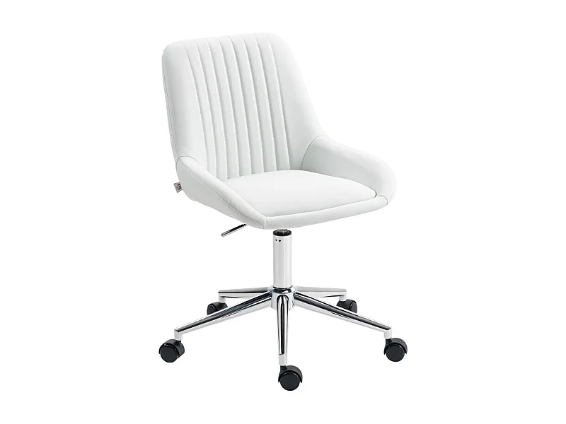 Chaise de bureau VELLETRI blanche
