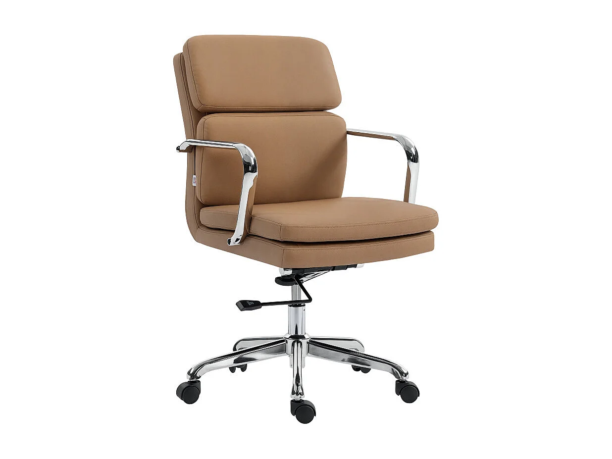 Chaise de bureau PORTICI marron