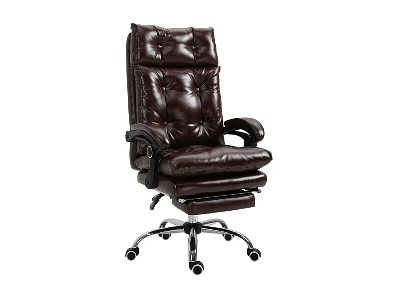 Fauteuil de bureau PORDENONE marron