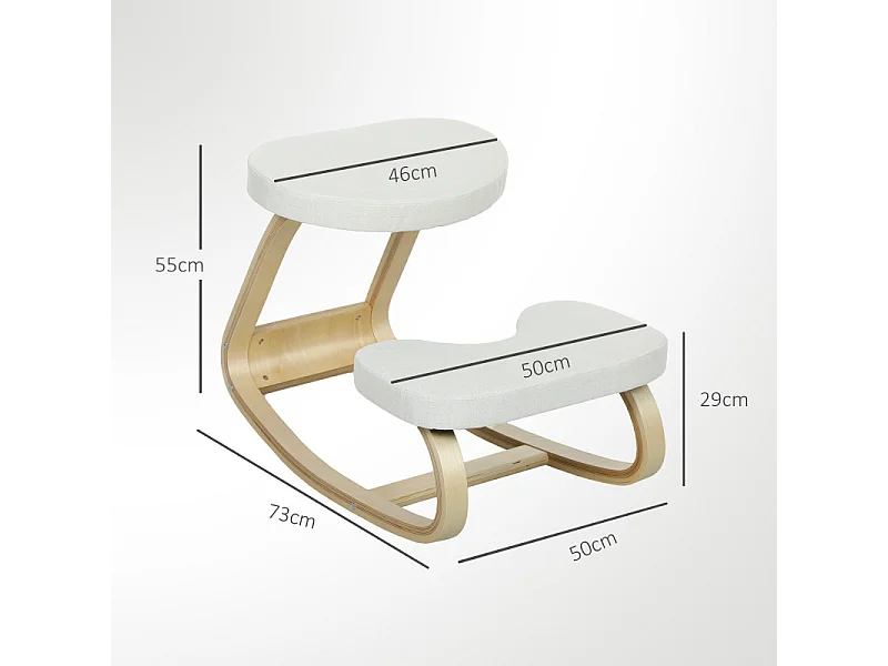 Siège ergonomique MARANO beige clair