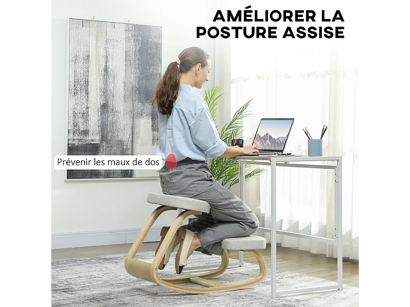 Siège ergonomique MARANO beige clair