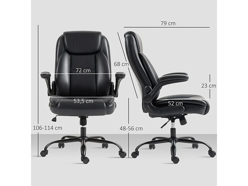 Chaise de bureau MONTES noire