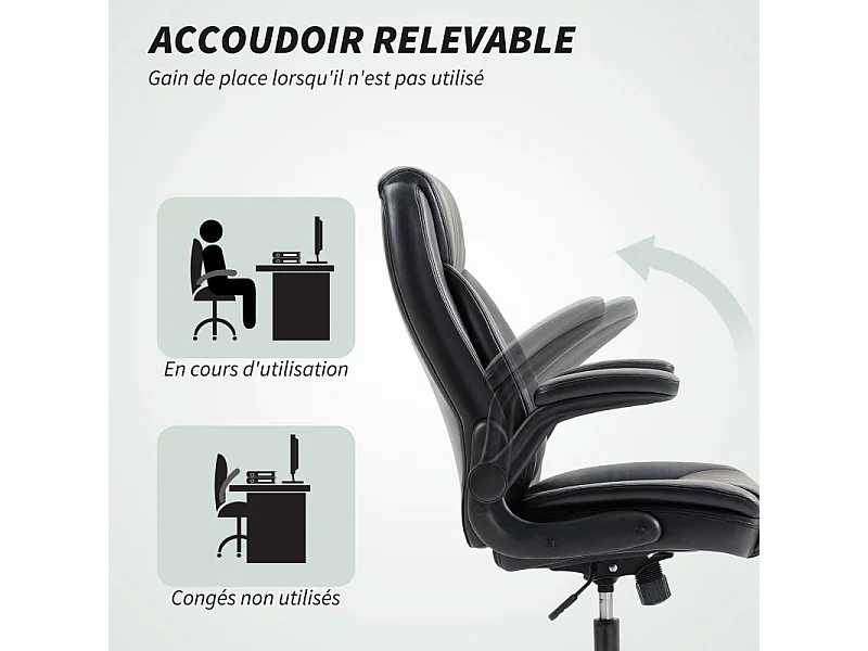 Chaise de bureau MONTES noire