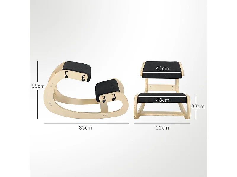 Siège ergonomique TRANNI noir