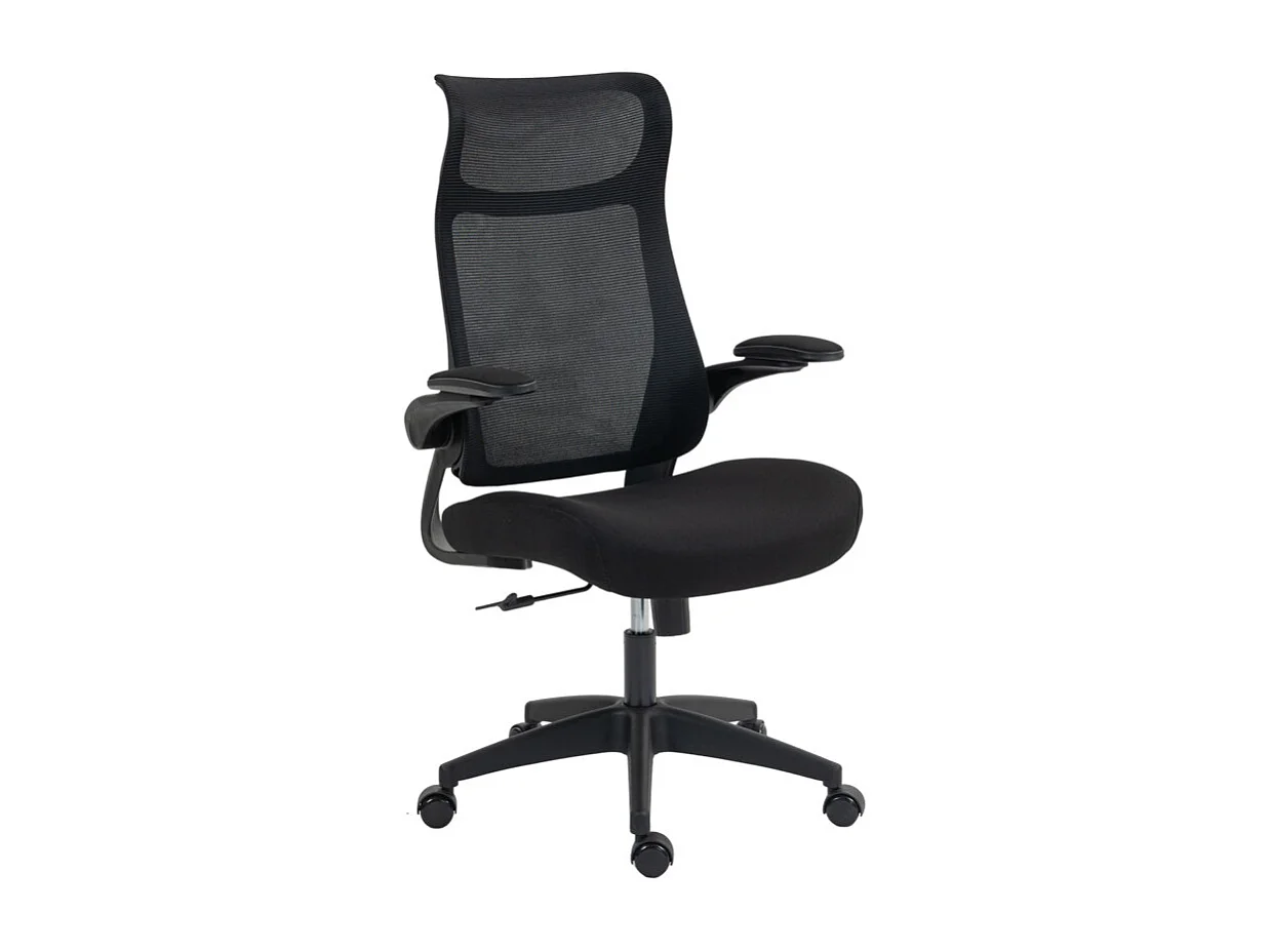 Chaise de bureau ergonomique VALLO noire