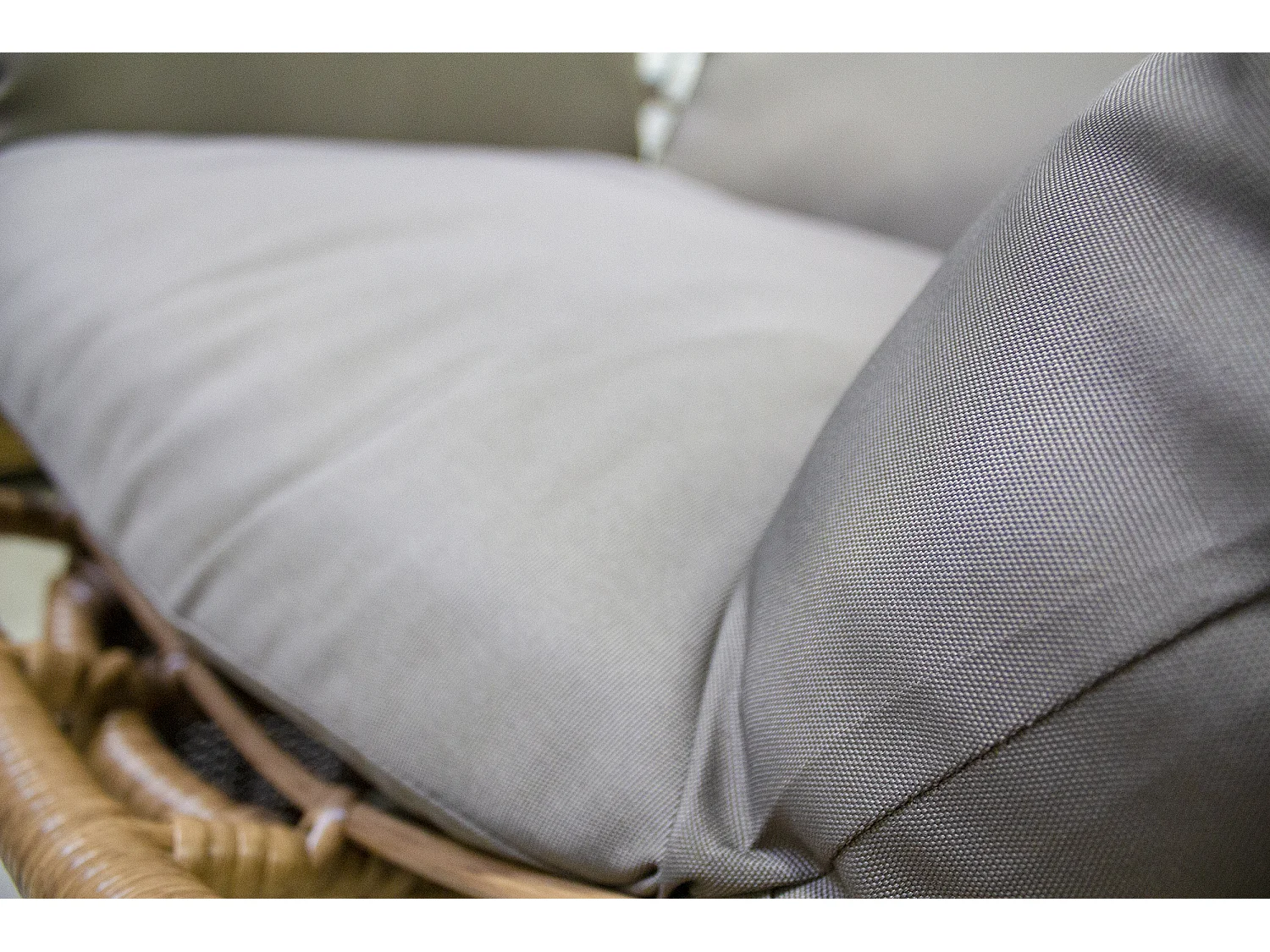 Balancelle de Jardin en Résine Tressée "Borabora" 153cm Marron