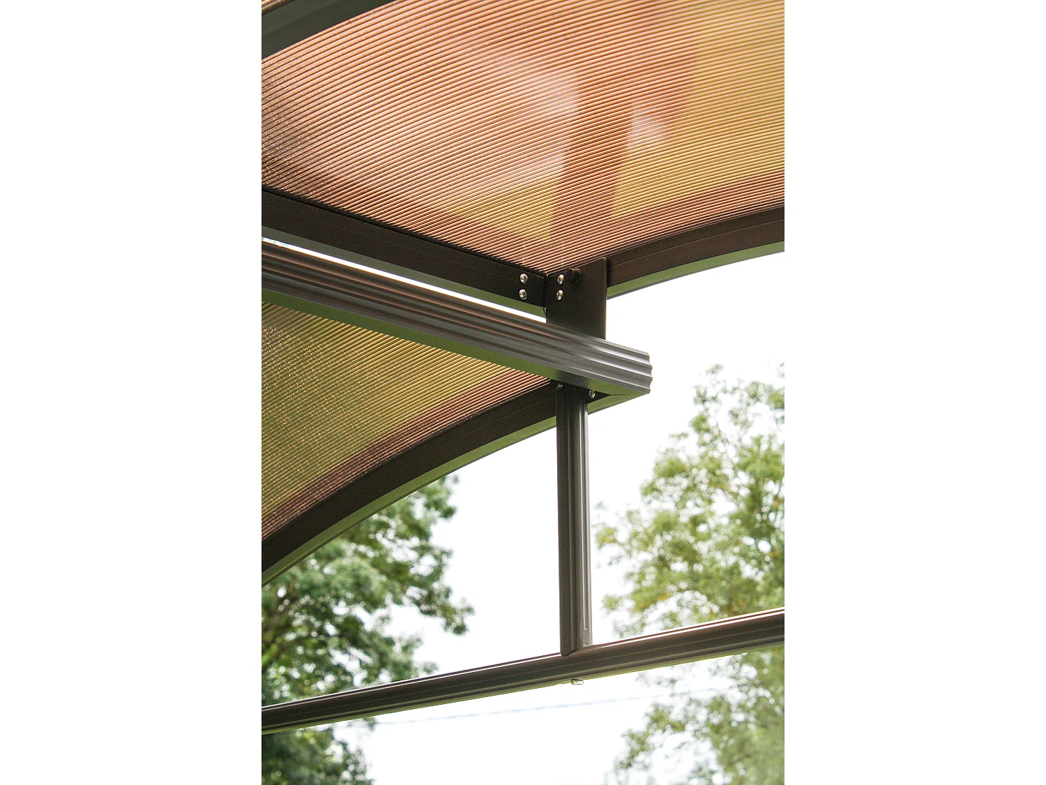 Abri Barbecue "Toit Aéré" 240cm Gris Anthracite