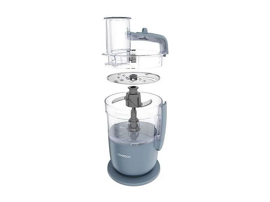 KENWOOD multifunctionele robot FDP22.000GY 650W Kom 1,3L 1 snelheid + Pulse Grijs Blauw Compact