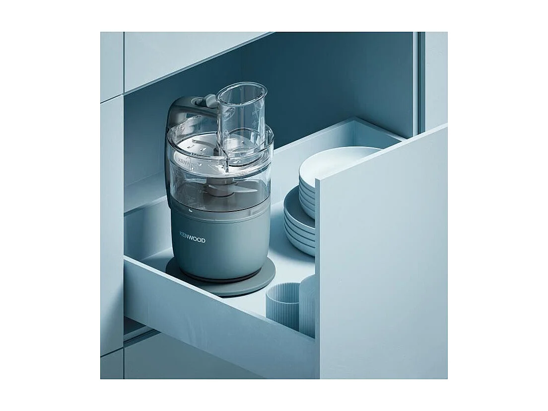 KENWOOD multifunctionele robot FDP22.000GY 650W Kom 1,3L 1 snelheid + Pulse Grijs Blauw Compact
