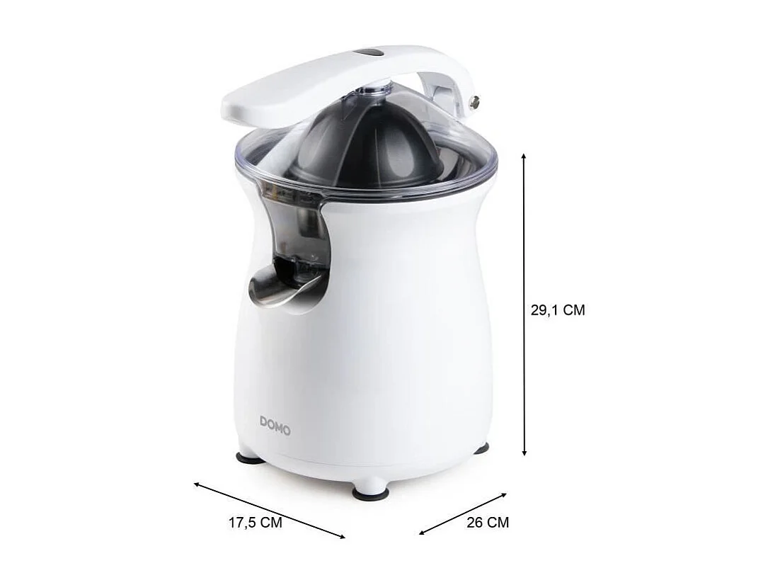Presse agrumes avec levier - DOMO - DO9269J - 160 W - 460 ml - Blanc