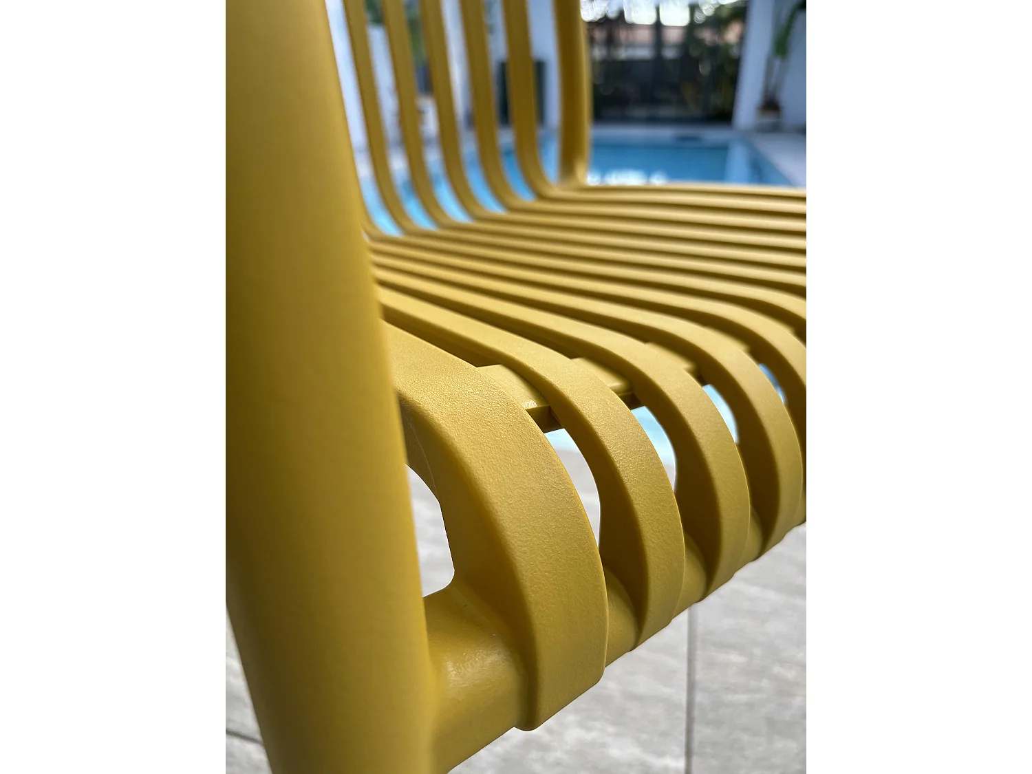 Lot de 2 fauteuils de jardin empilables en Polypropylène - TIAGO