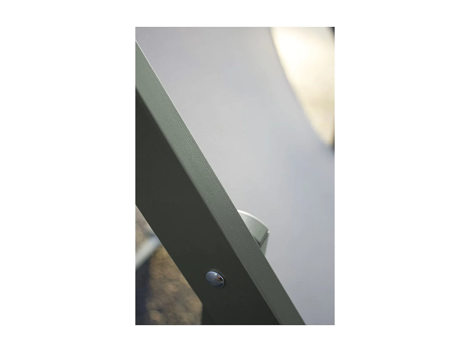 Lotto di 2 sedie a sdraio giardino plastificata e alluminio