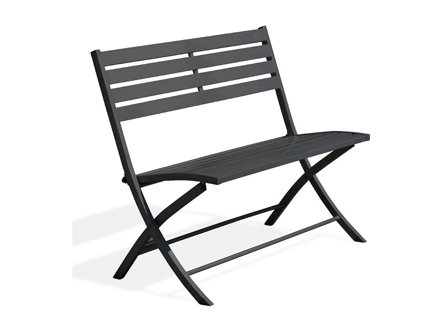 Panca da giardino pieghevole in alluminio