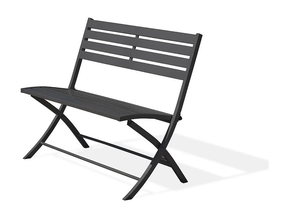 Panca da giardino pieghevole in alluminio