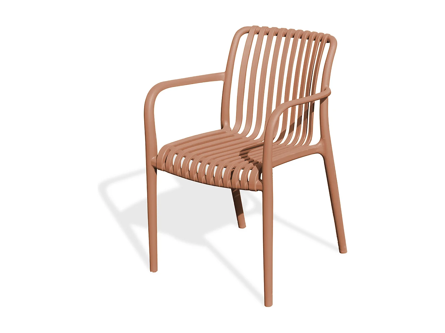 Sillón de jardín apilable de polipropileno