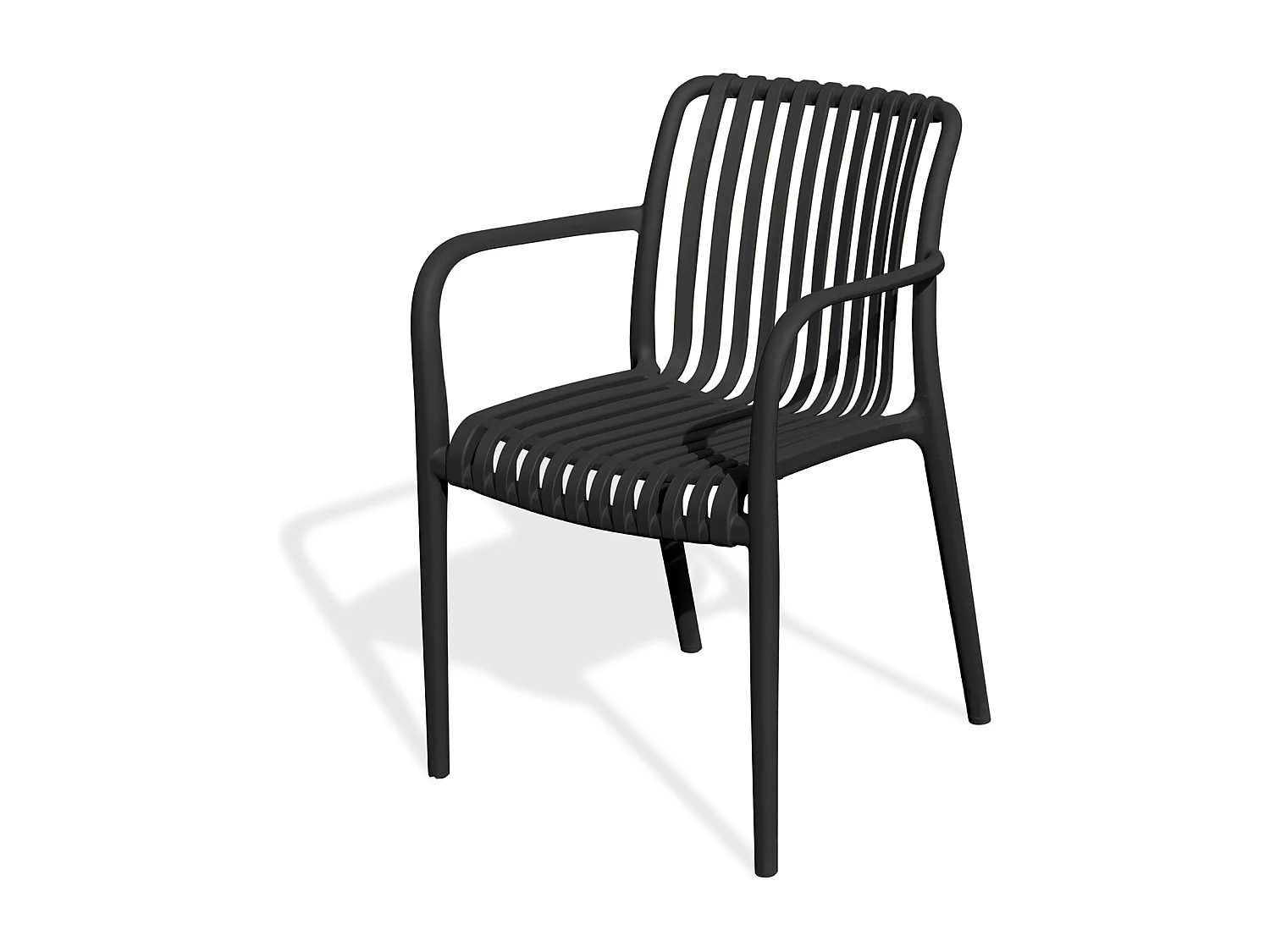Fauteuil de jardin empilable en Polypropylène