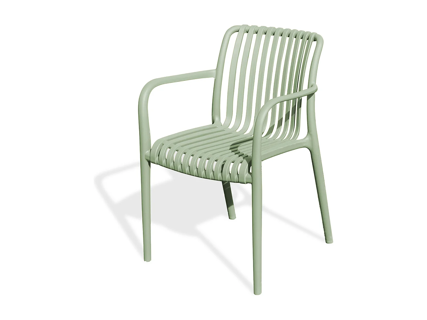 Sillón de jardín apilable de polipropileno