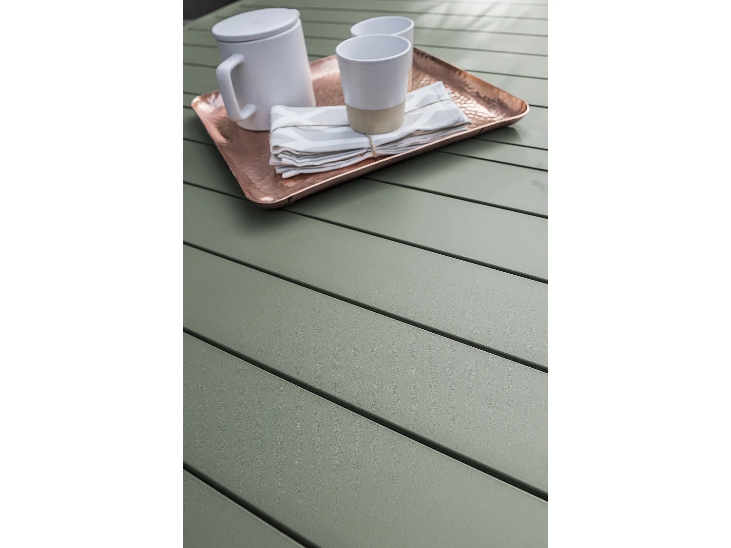 Table de jardin 10 places en aluminium - MIAMI