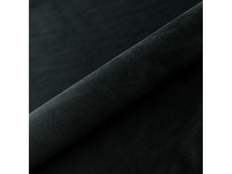 Polsterbett mit Bettkasten 140x200 Florent - Samtstoff, Lattenrost - Schwarz (Magic Velvet 2219)