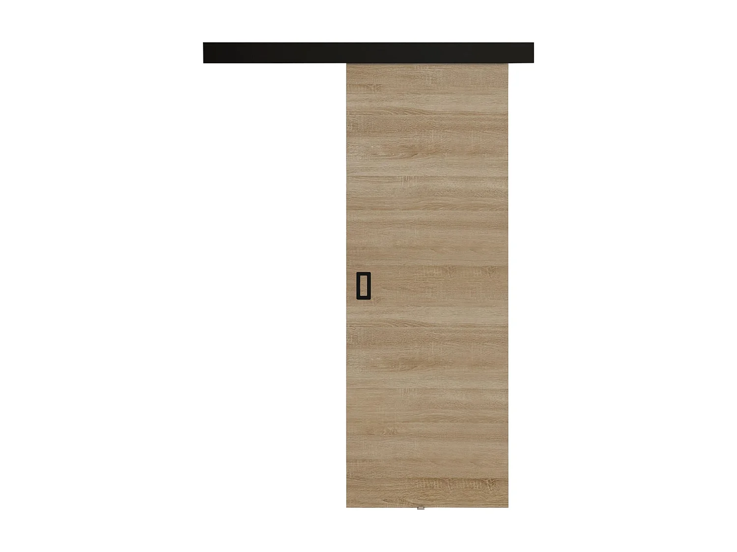 Schiebetür mit Abdeckleiste  WERDI 60 Eiche sonoma
