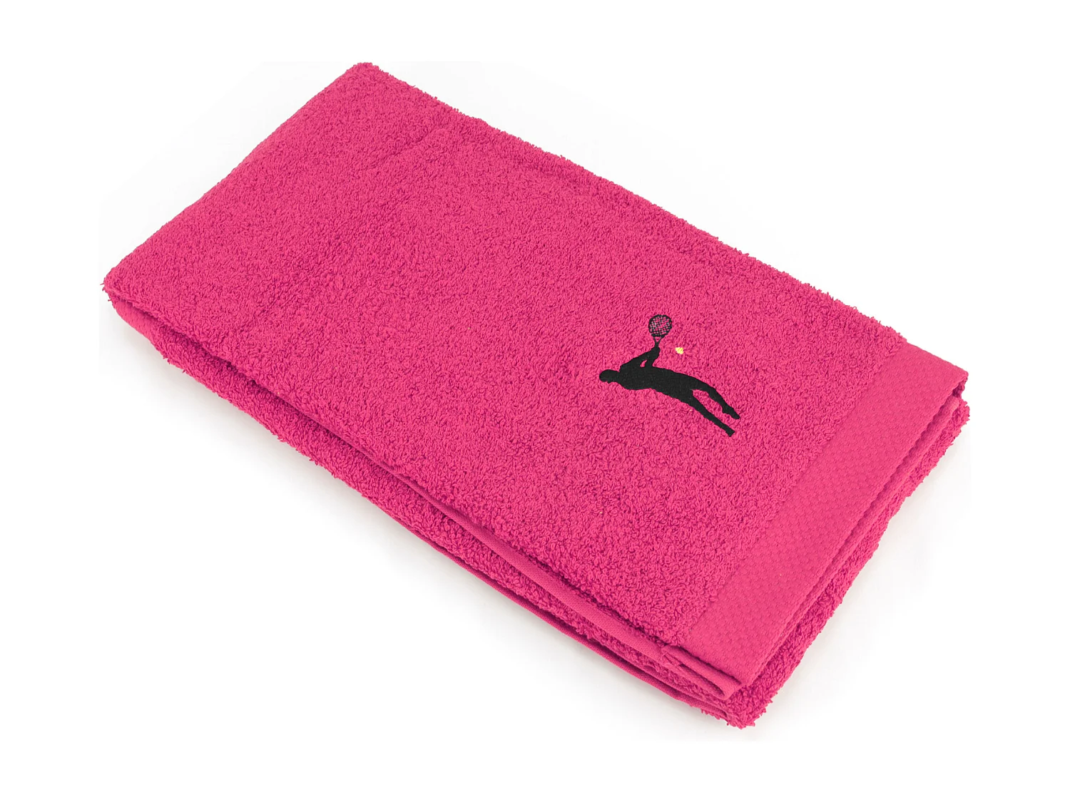 Parure de bain 8 pièces coton 550 g/m2 PURE TENNIS Rose Fuchsia