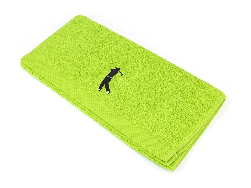 Serviette de toilette 50x100 cm coton 550 g/m2 PURE GOLF Vert Pistache