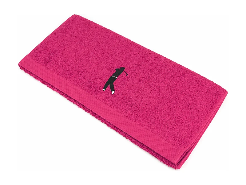 Serviette de toilette 50x100 cm coton 550 g/m2 PURE GOLF Rose Fuchsia