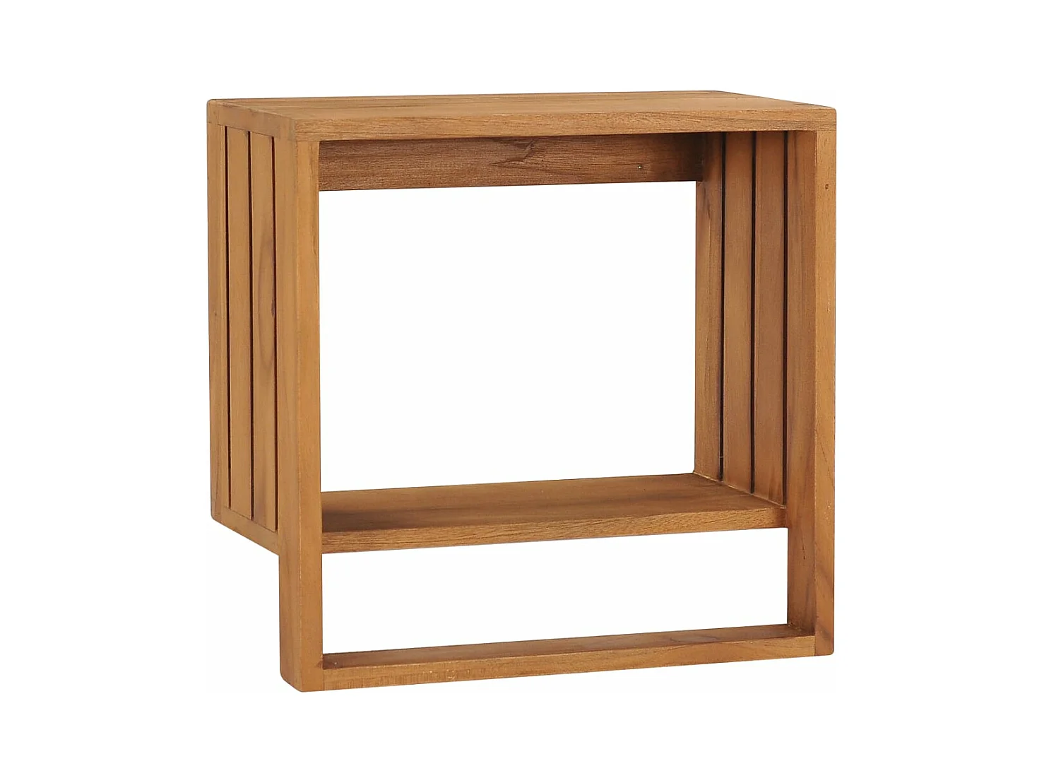 Porte-serviette mural 35 x bois marron 35 x 20 x 35 cm 02_0001644