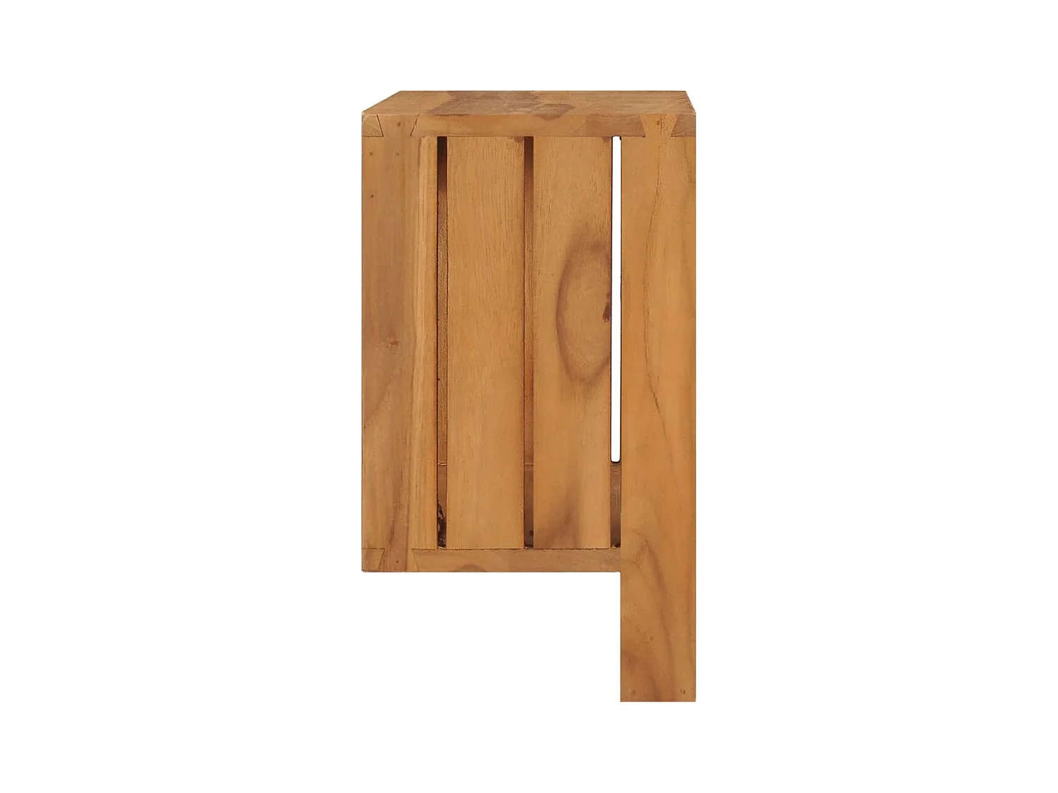 Porte-serviette mural 35 x bois marron 35 x 20 x 35 cm 02_0001644