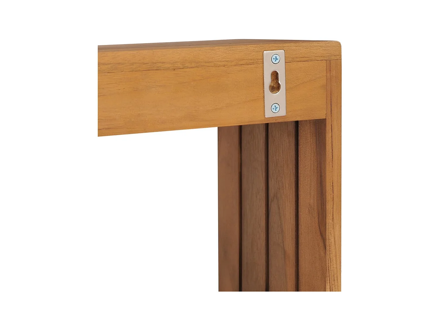 Porte-serviette mural 35 x bois marron 35 x 20 x 35 cm 02_0001644