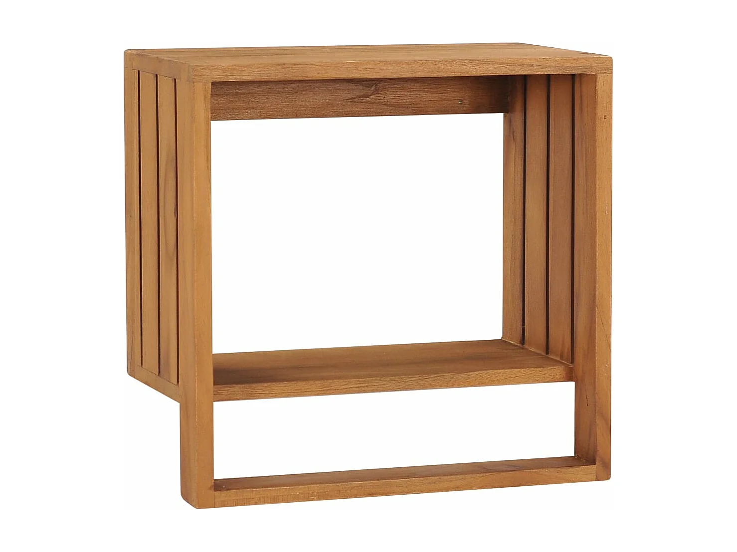 Porte-serviette mural 35 x bois marron 35 x 20 x 35 cm 02_0001644