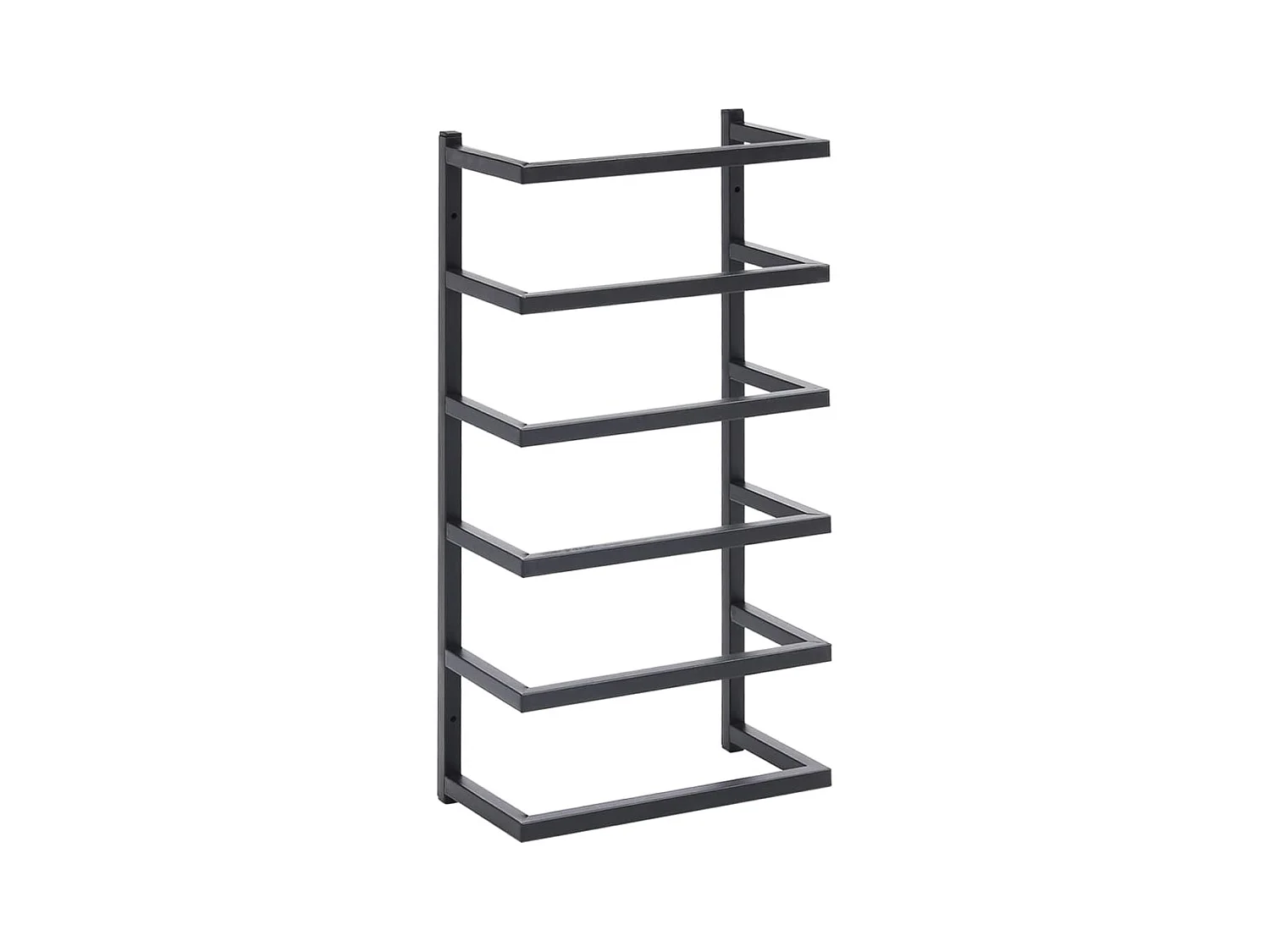 Porte-serviette portant standard échelle noire 24 x 12 x 48 cm 02_0001646