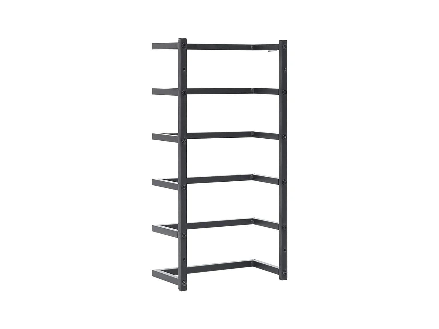 Porte-serviette portant standard échelle noire 24 x 12 x 48 cm 02_0001646