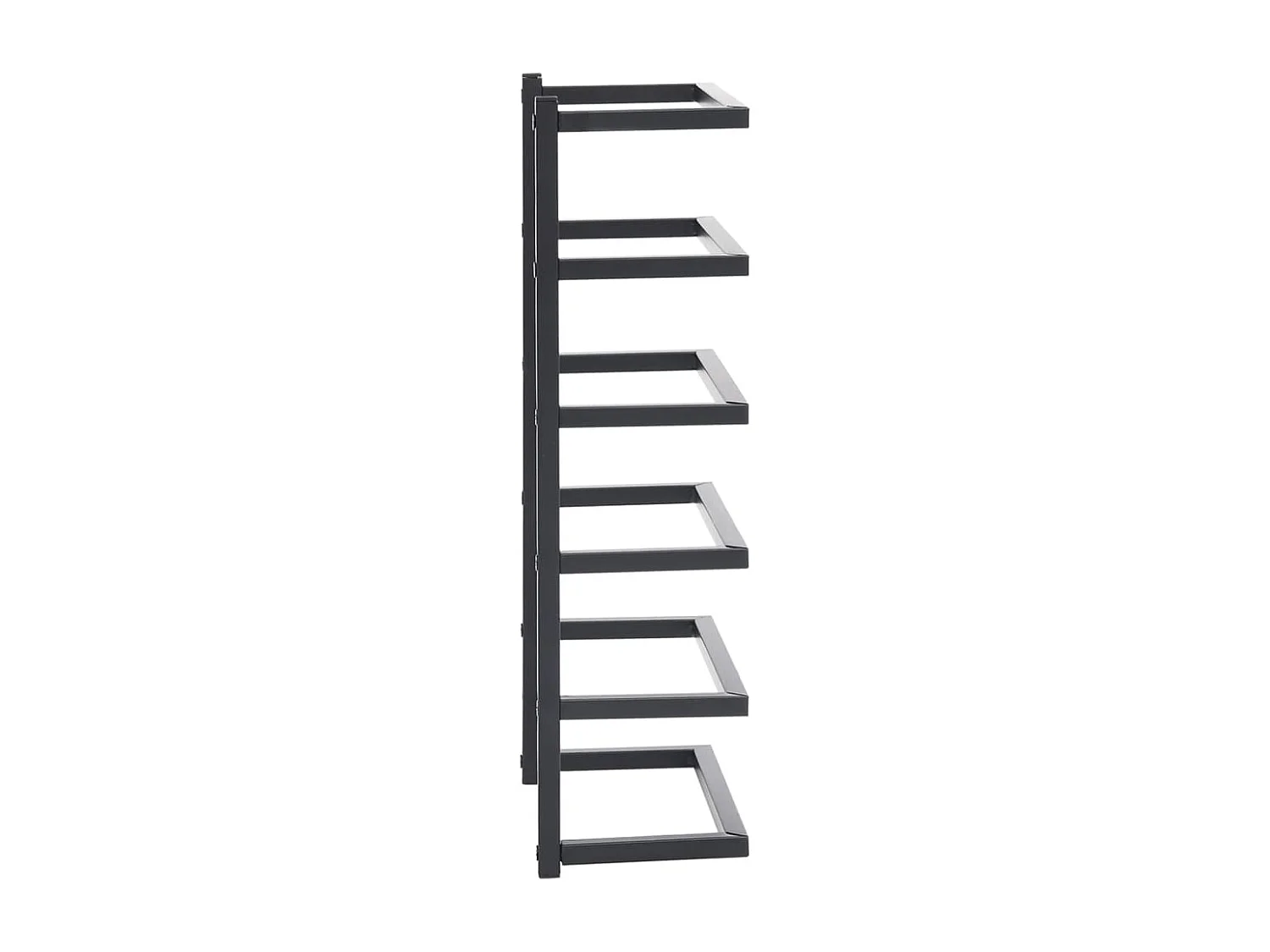 Toallero escalera de baño estándar 48 cm acero negro 02_0001646