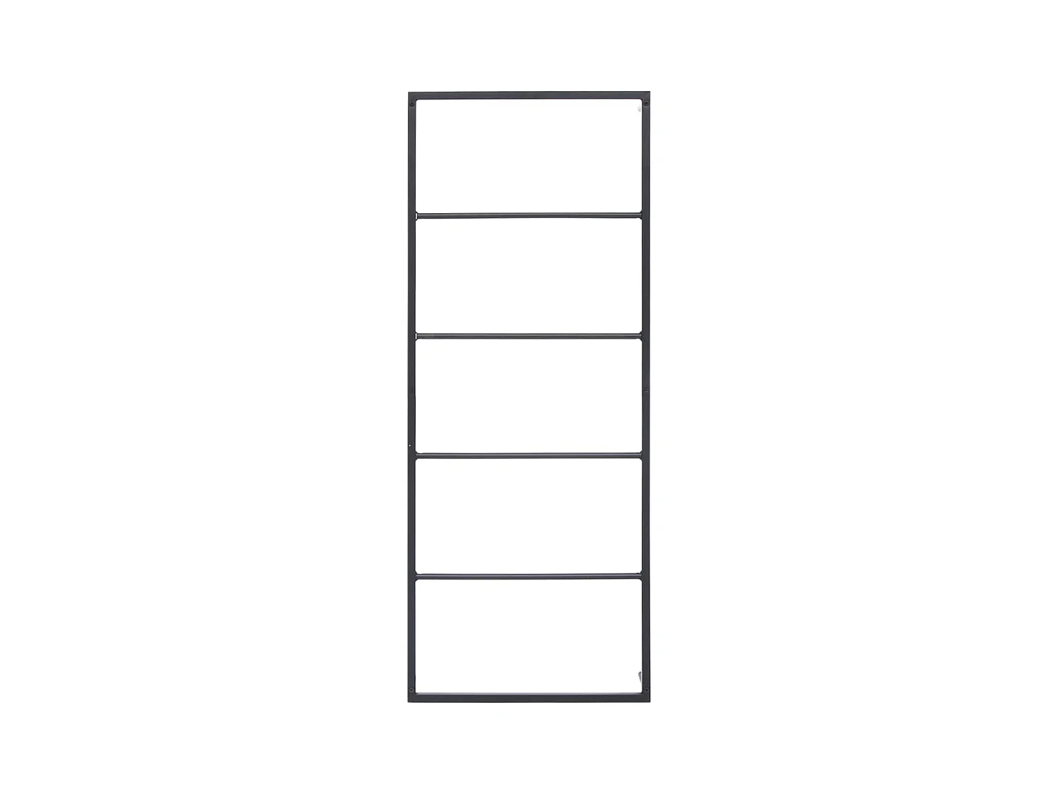 Porte-serviette support mural support noire 45 x 10 x 115 cm 02_0001649