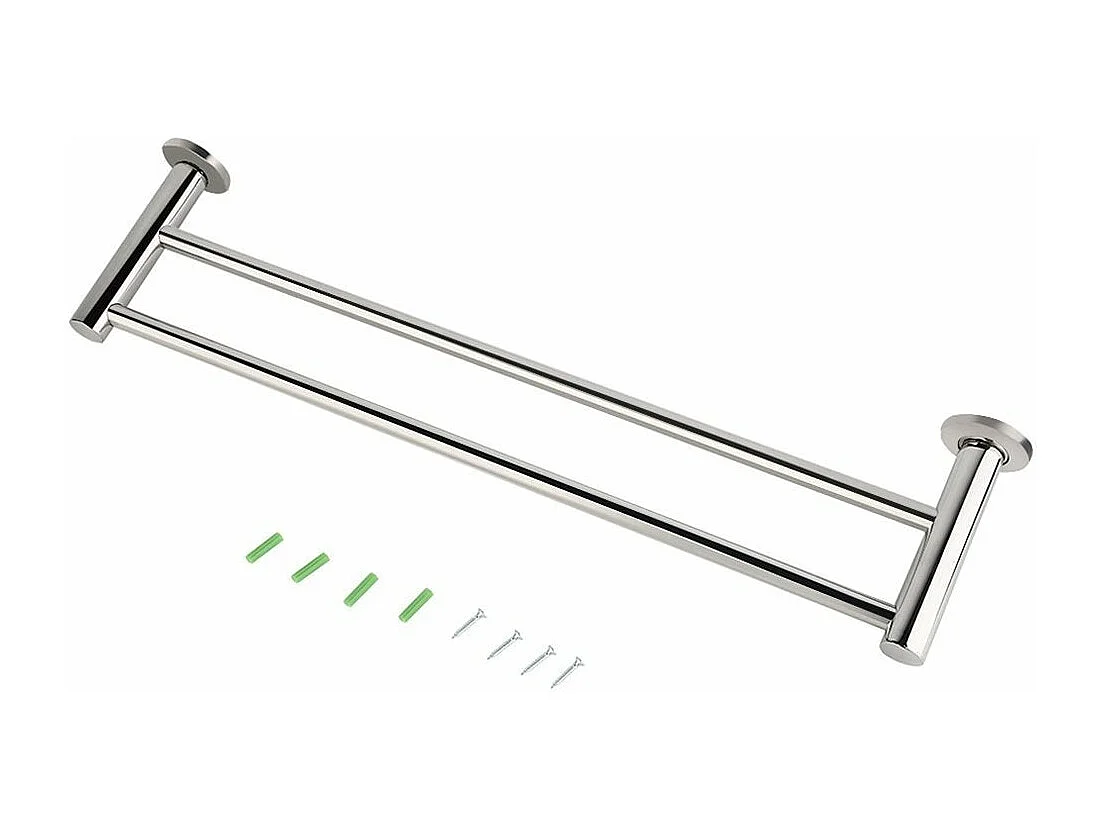 Toalheiro de banheiro simples universal em aço 60 cm 3202010/3