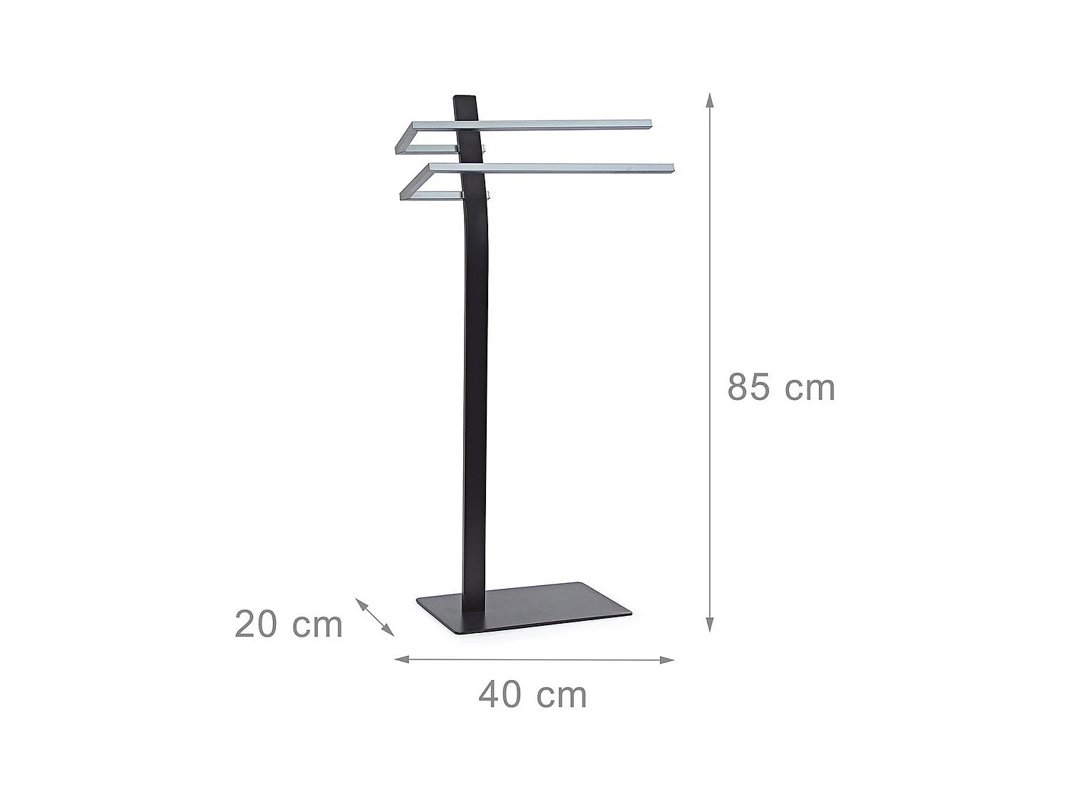 Porte sèche serviette sur 40 x 20 x 85 cm 3213011