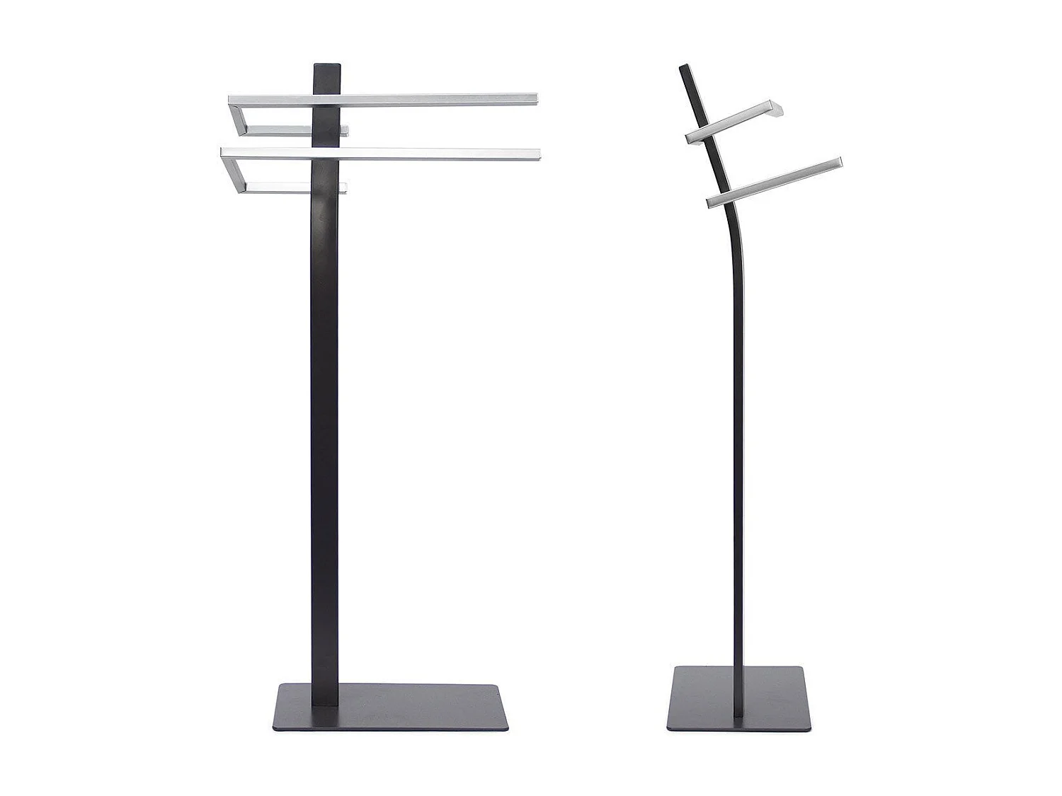 Rack de secador de toalhas autônomo para banheiro universal em aço 85 cm 3213011