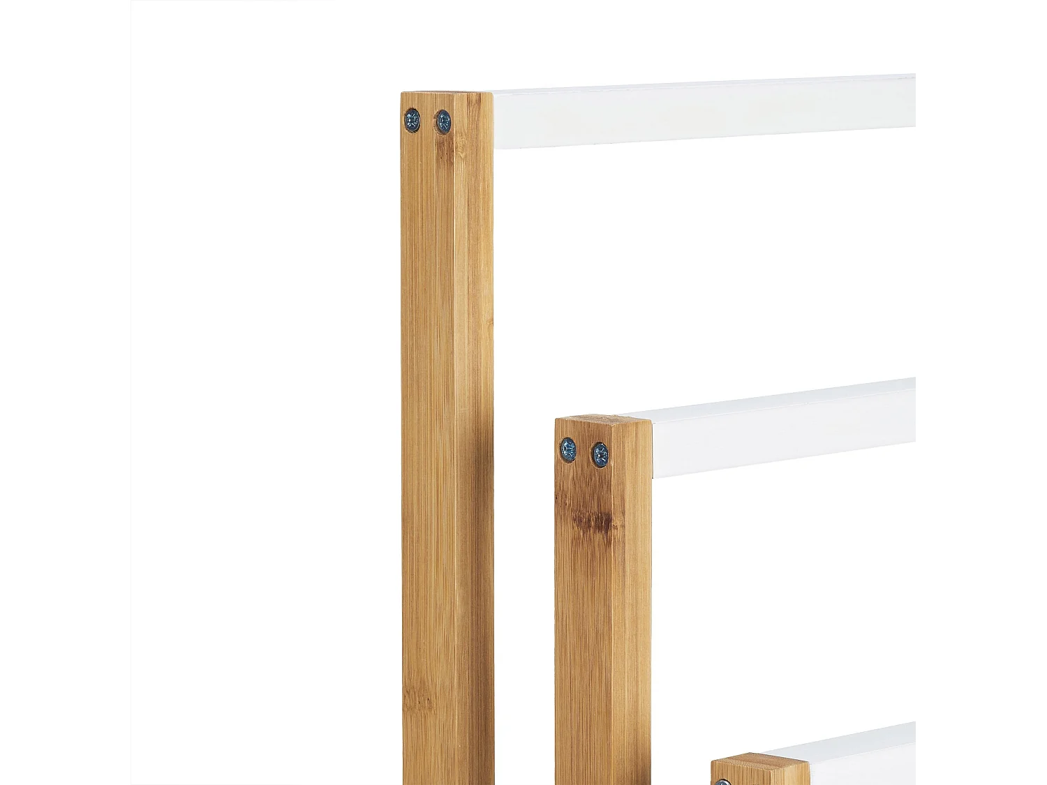 Toallero de bambú porta ropa accesorios de baño 82 cm 3213023