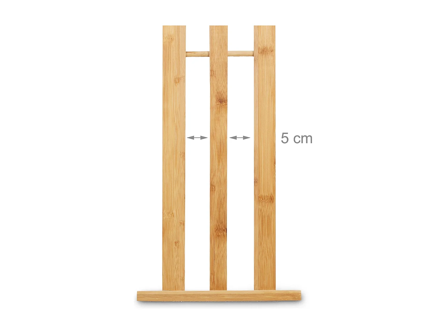 Toallero de bambú porta ropa accesorios de baño 82 cm 3213023