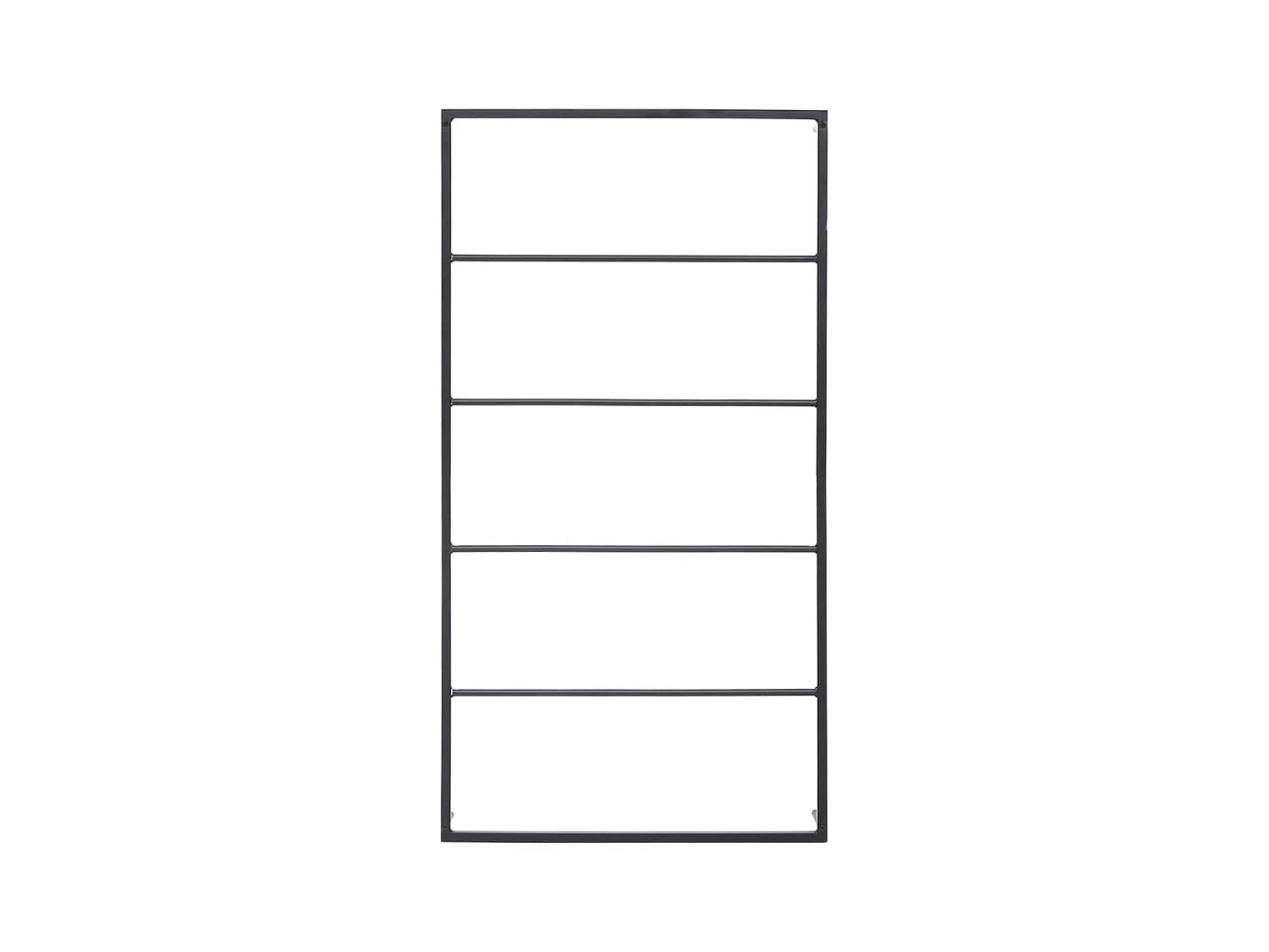 Porte-serviette salle de bain noire 60 x 10 x 116 cm 02_0001650