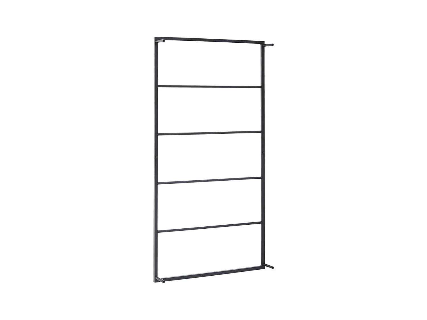 Porte-serviette salle de bain noire 60 x 10 x 116 cm 02_0001650