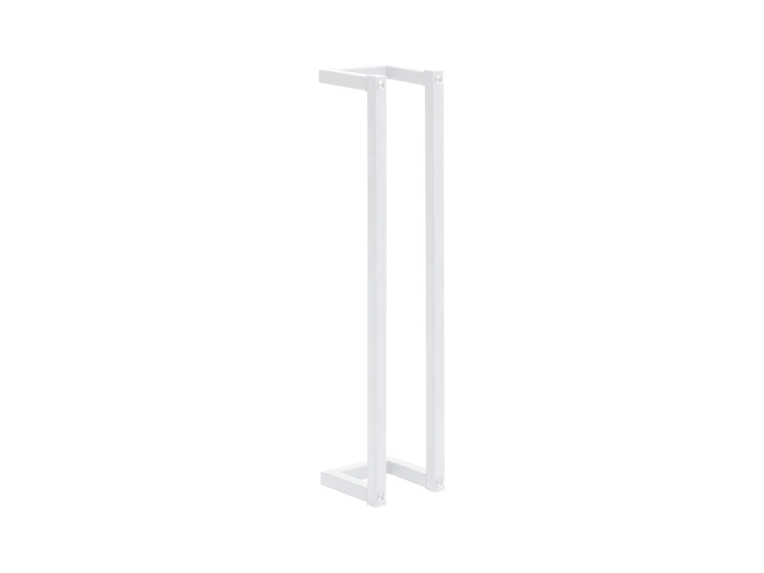 Porte-serviette salle de bain blanche 12.5 x 12.5 x 60 cm 02_0001636