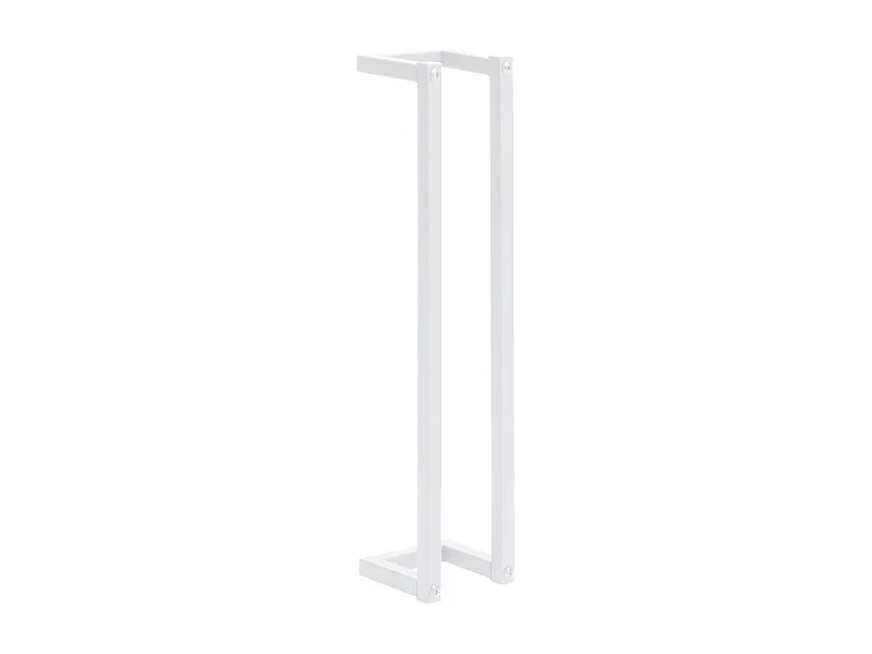 Portasalviette bagno per asciugamano piegato 60 cm acciaio bianco 02_0001636